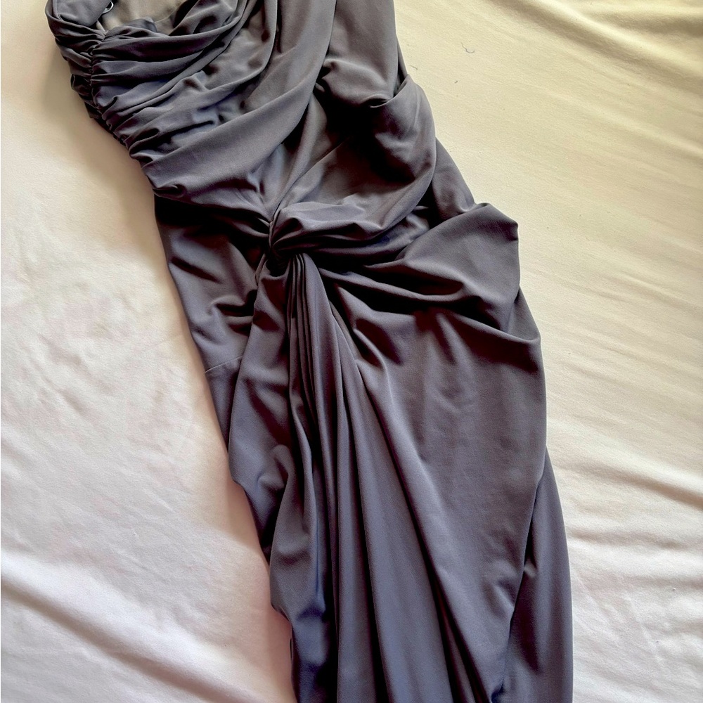 Sexy slate gray size 4, Roche, Midi dress